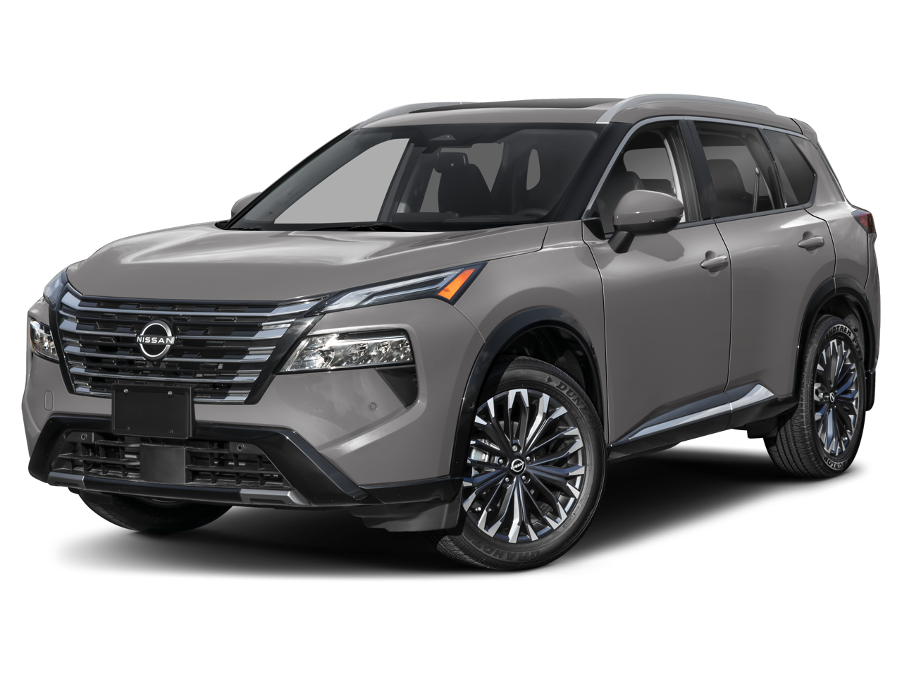 2026 Nissan Rogue Platinum in 2T Wht Blk — front three-quarter view