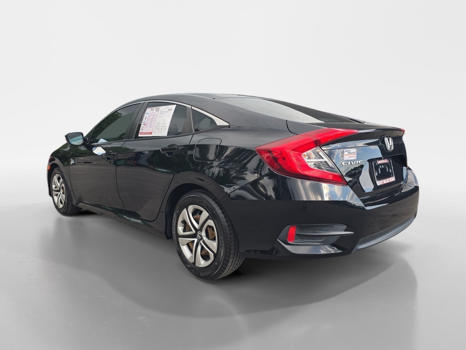 2018 Honda Civic — rear three-quarter view