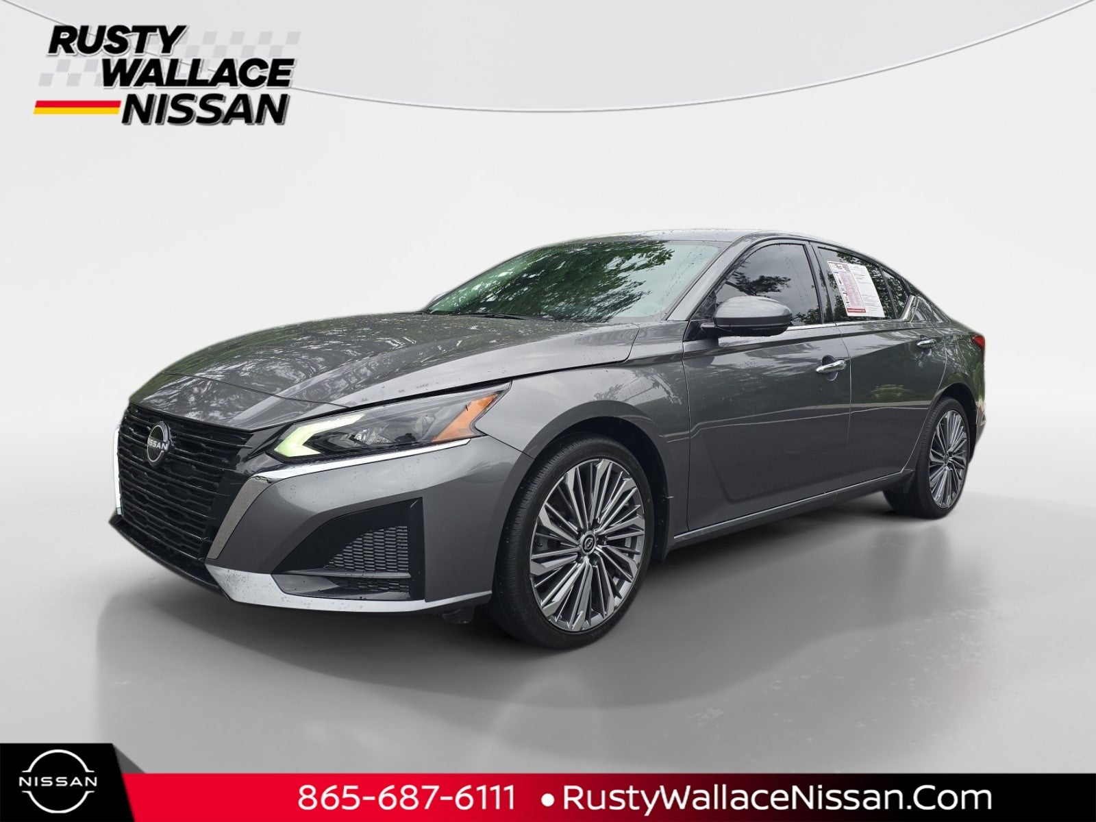 2025 Nissan Altima SL in Gun Metallic — front three-quarter view
