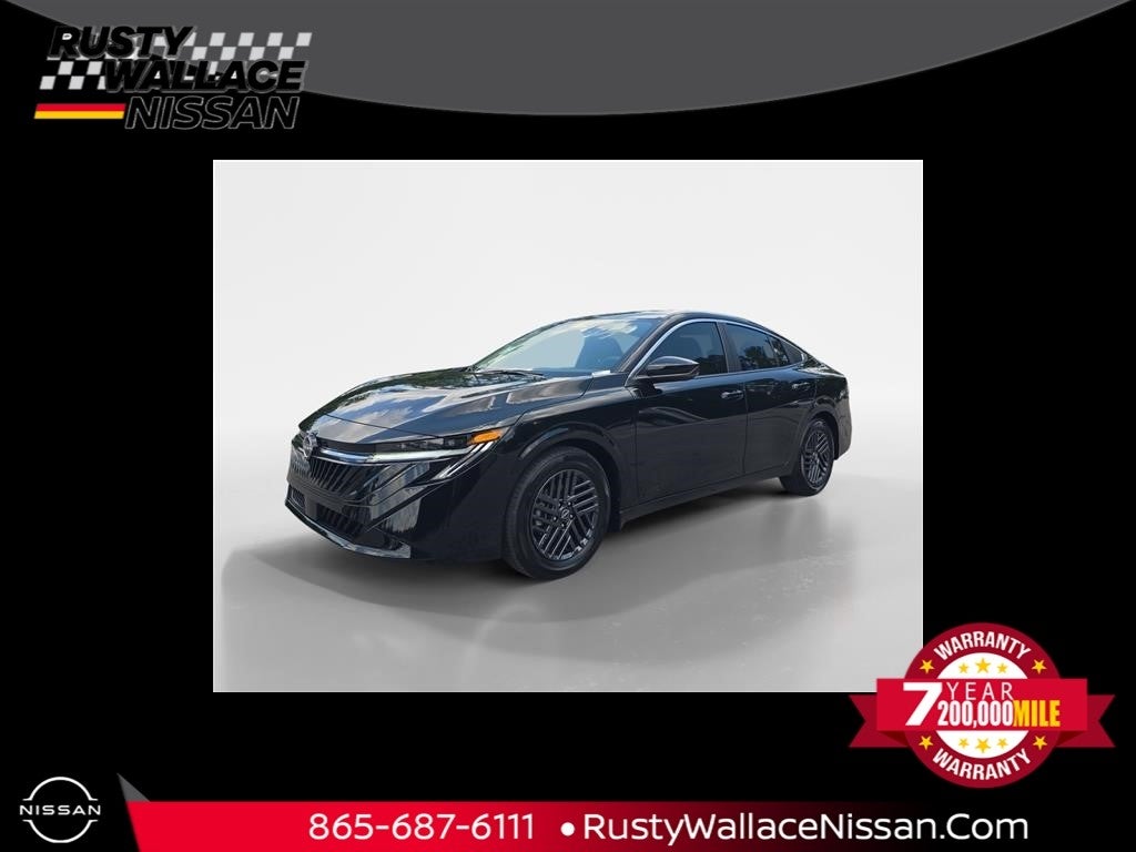 2026 Nissan Sentra SV in Super Black — front three-quarter view