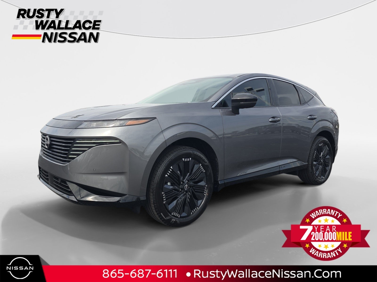 2026 Nissan Murano Platinum in Gun Metallic — front three-quarter view