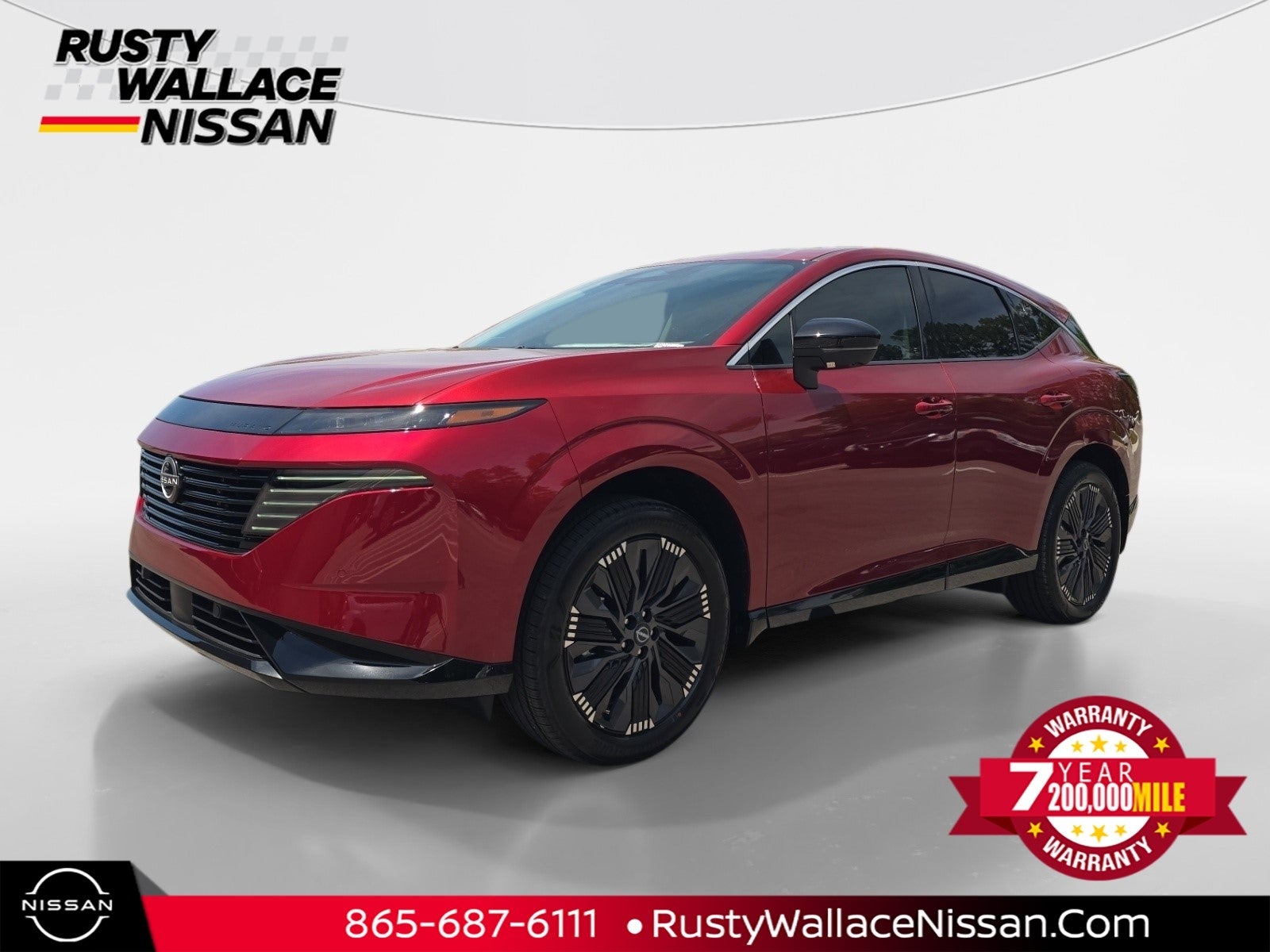 2026 Nissan Murano Platinum in Scarlet Ember Tintcoat — front three-quarter view