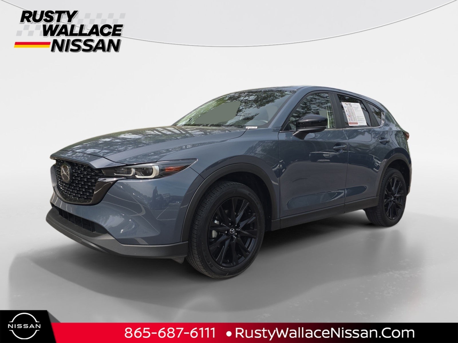 2024 Mazda Mazda CX-5 2.5 S Carbon Edition in Polymetal Gray Metallic — front three-quarter view